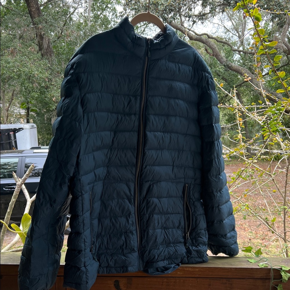 Buffalo David Bitton Dark Blue Puffer Jacket